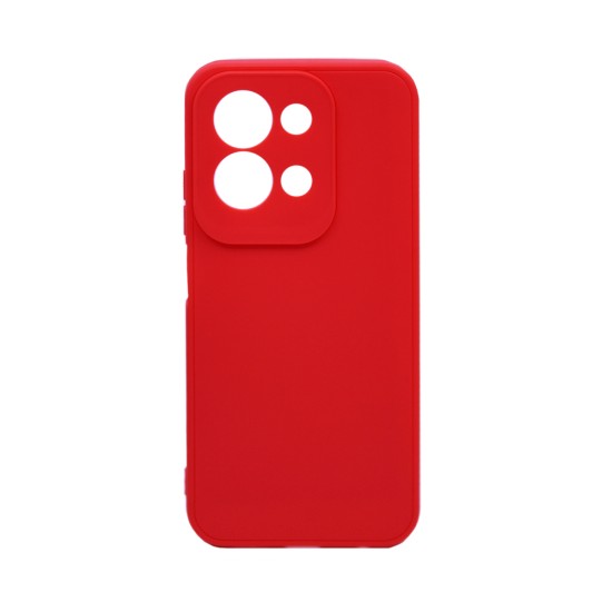 Capa de Silicone Macio com Moldura de Câmera para Xiaomi Redmi 15C 173mm Vermelho